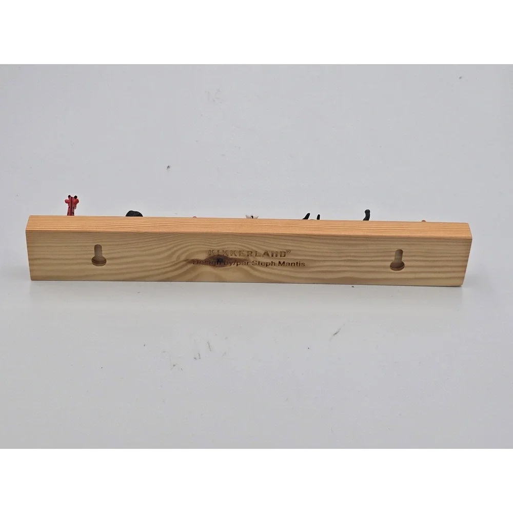 Rare Kikkerland Pack Rack Animal Jewelry Organizer Steph Mantis Safari Wall Hook